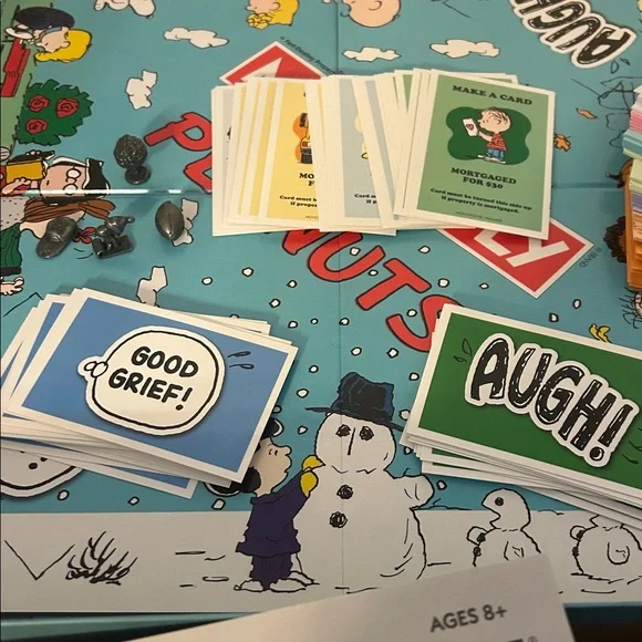 Peanuts Monopoly board game opened played once complete like new  condition - Picture 4 of 9